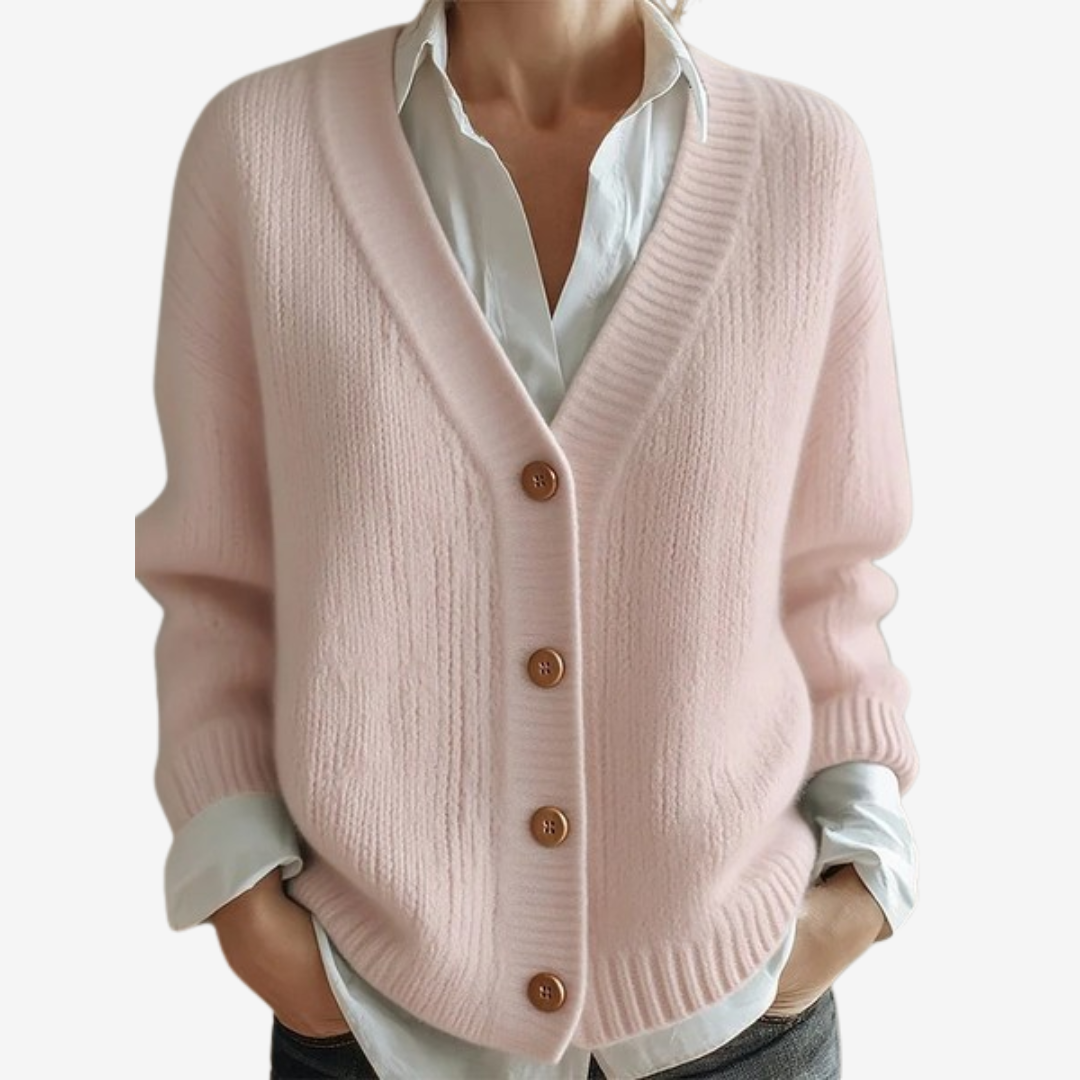 Merlinâ„¢ Knopen-Op Cardigan
