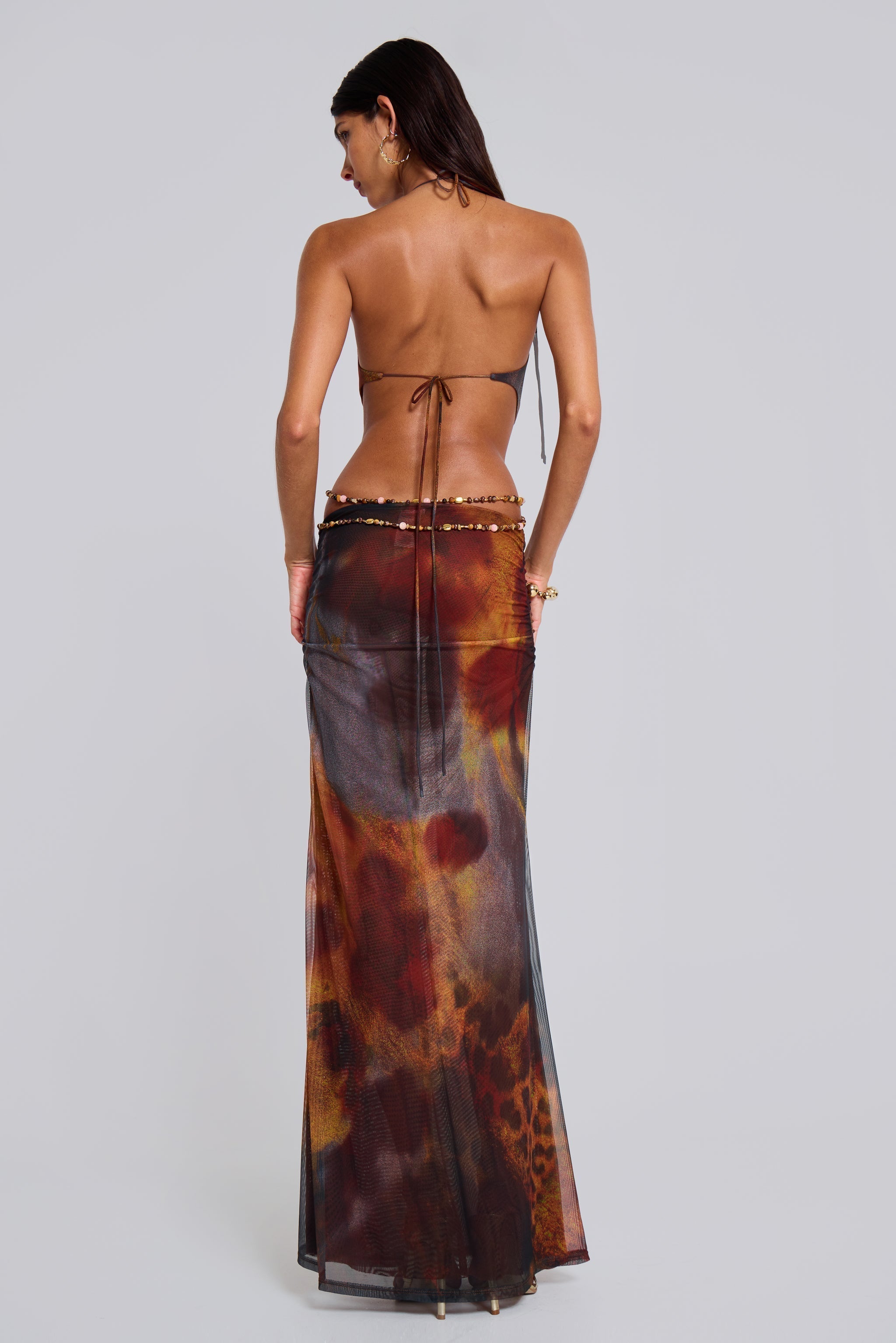 Maxi Jungle Whiskey Jurk