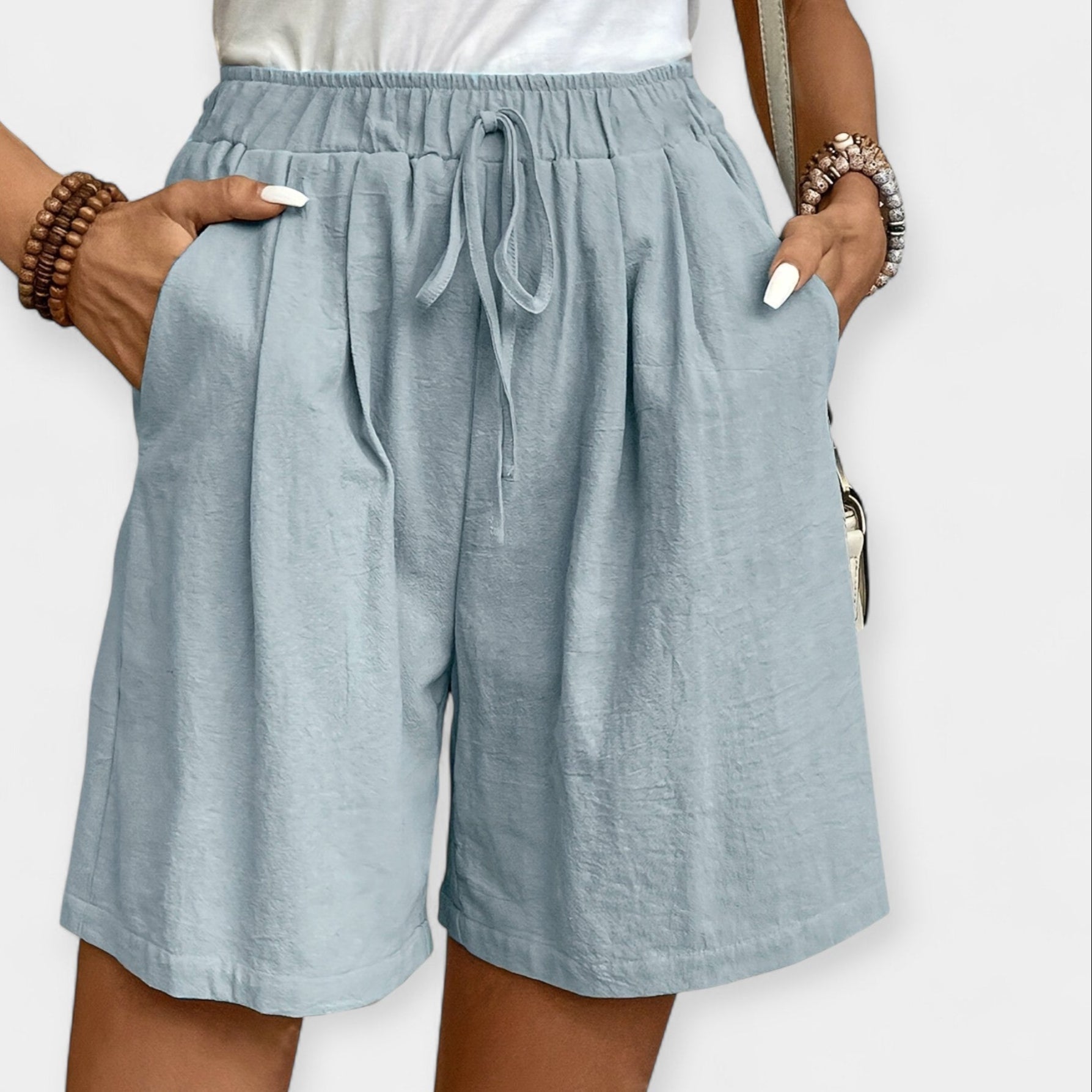 Lichte Broek met Subtiele Glans