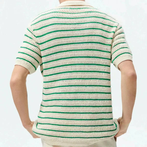 Marbella - Knop-Up Brei Shirt