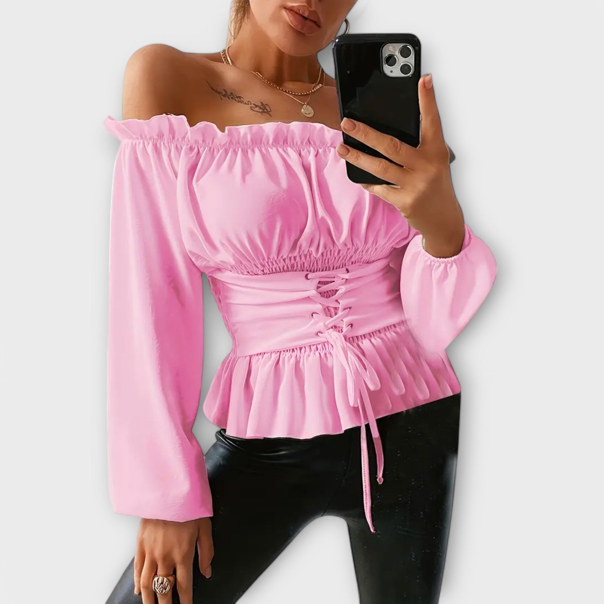 Amelia - Rimpelblouse