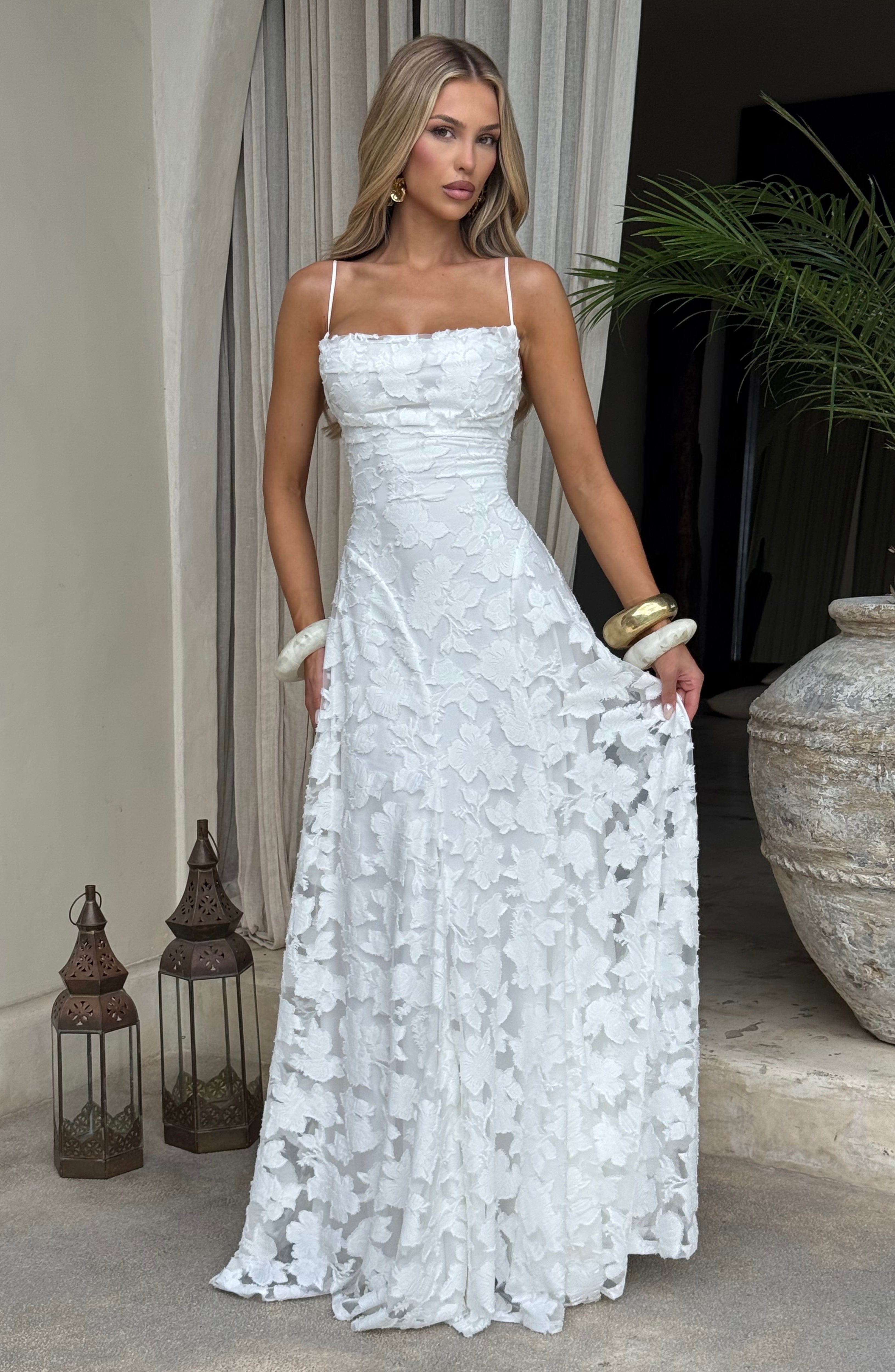 Alexander Saint Bloemen Maxi Jurk