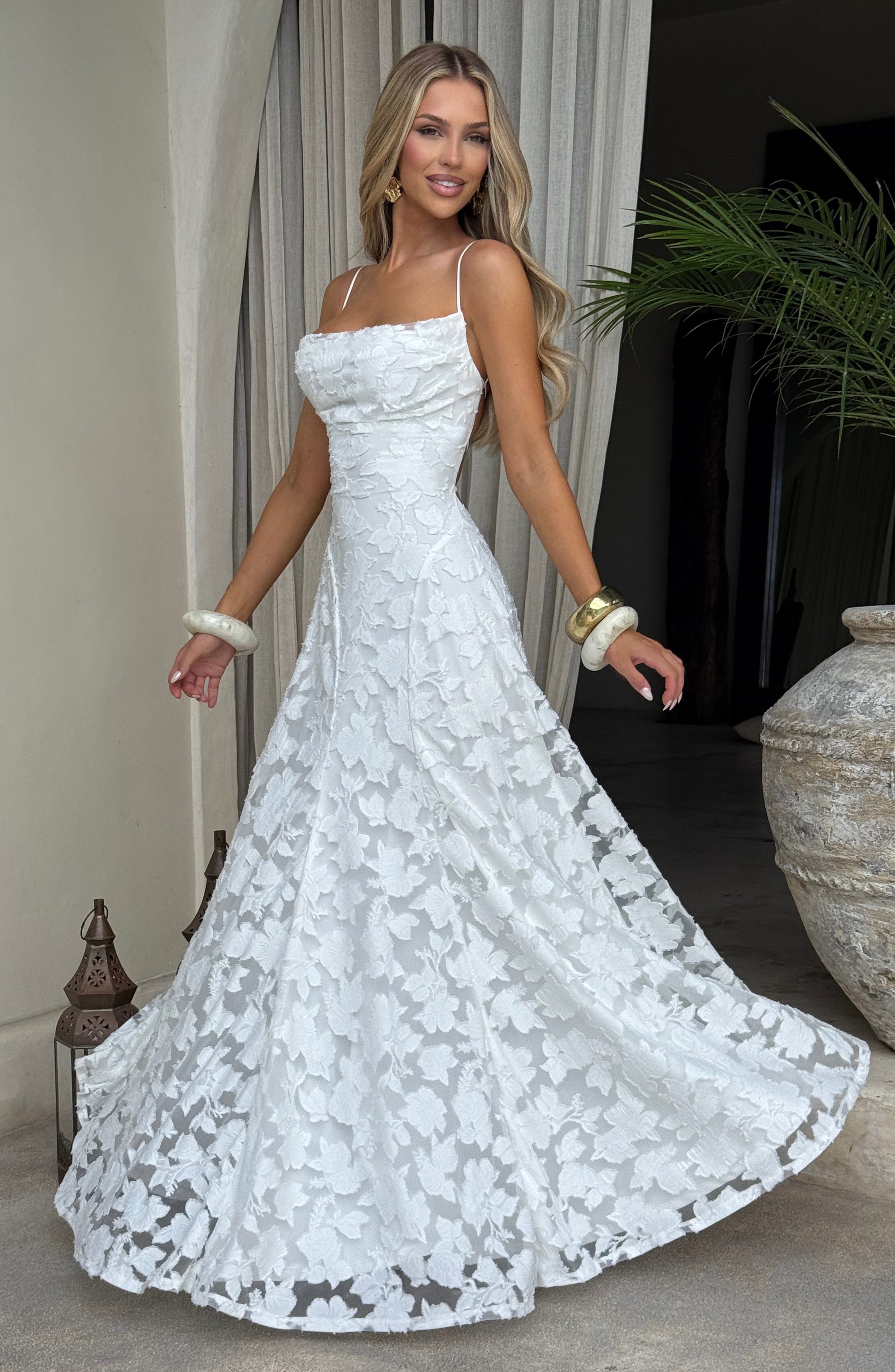Alexander Saint Bloemen Maxi Jurk