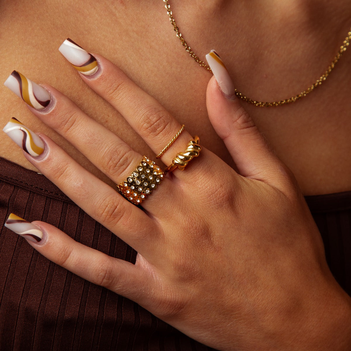 Elegante Vlecht Ring