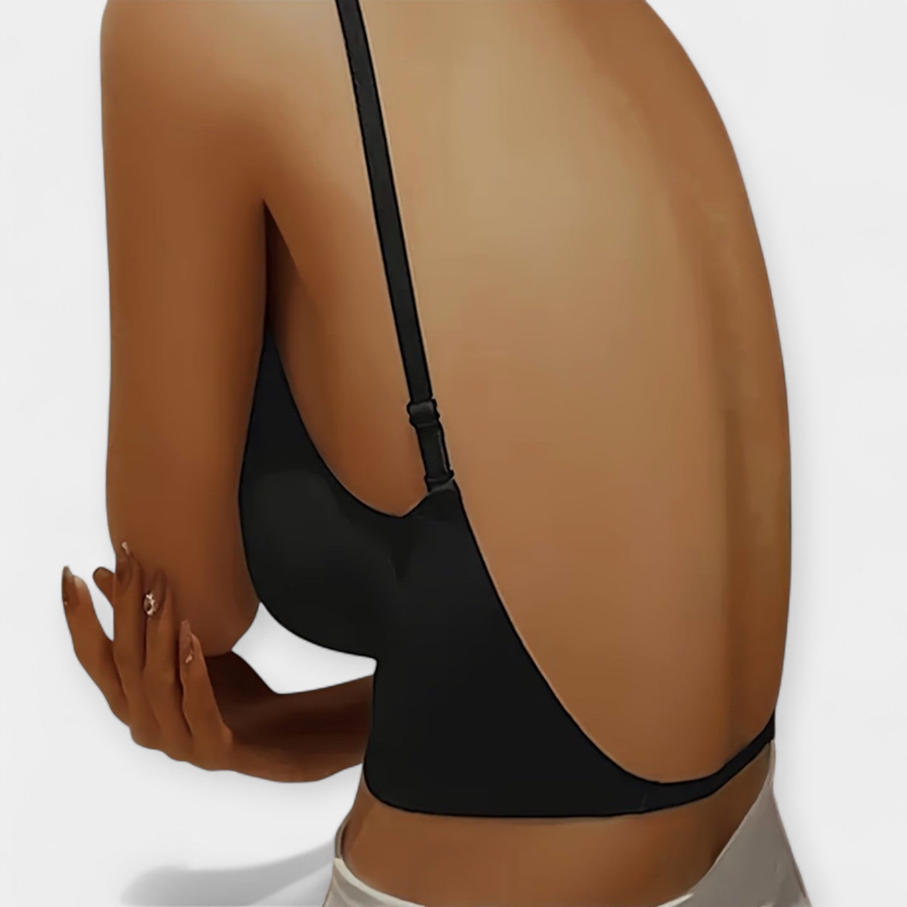 Draadloze Bra met Open Rug