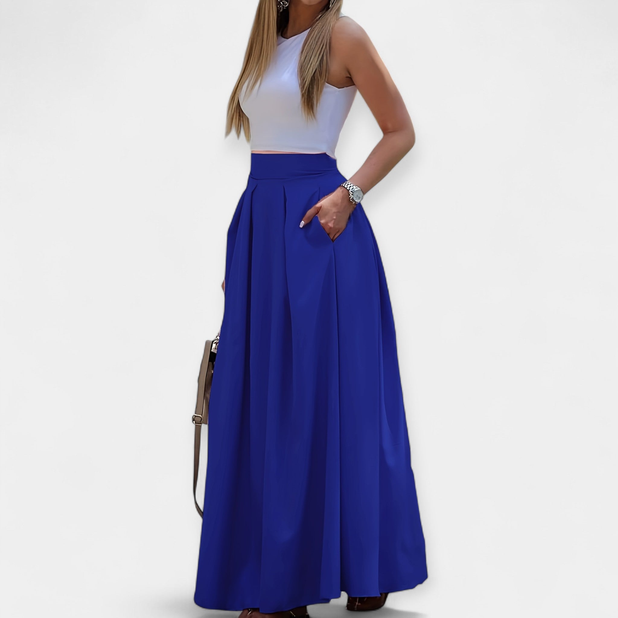 Klassieke en Elegante Midi Rok