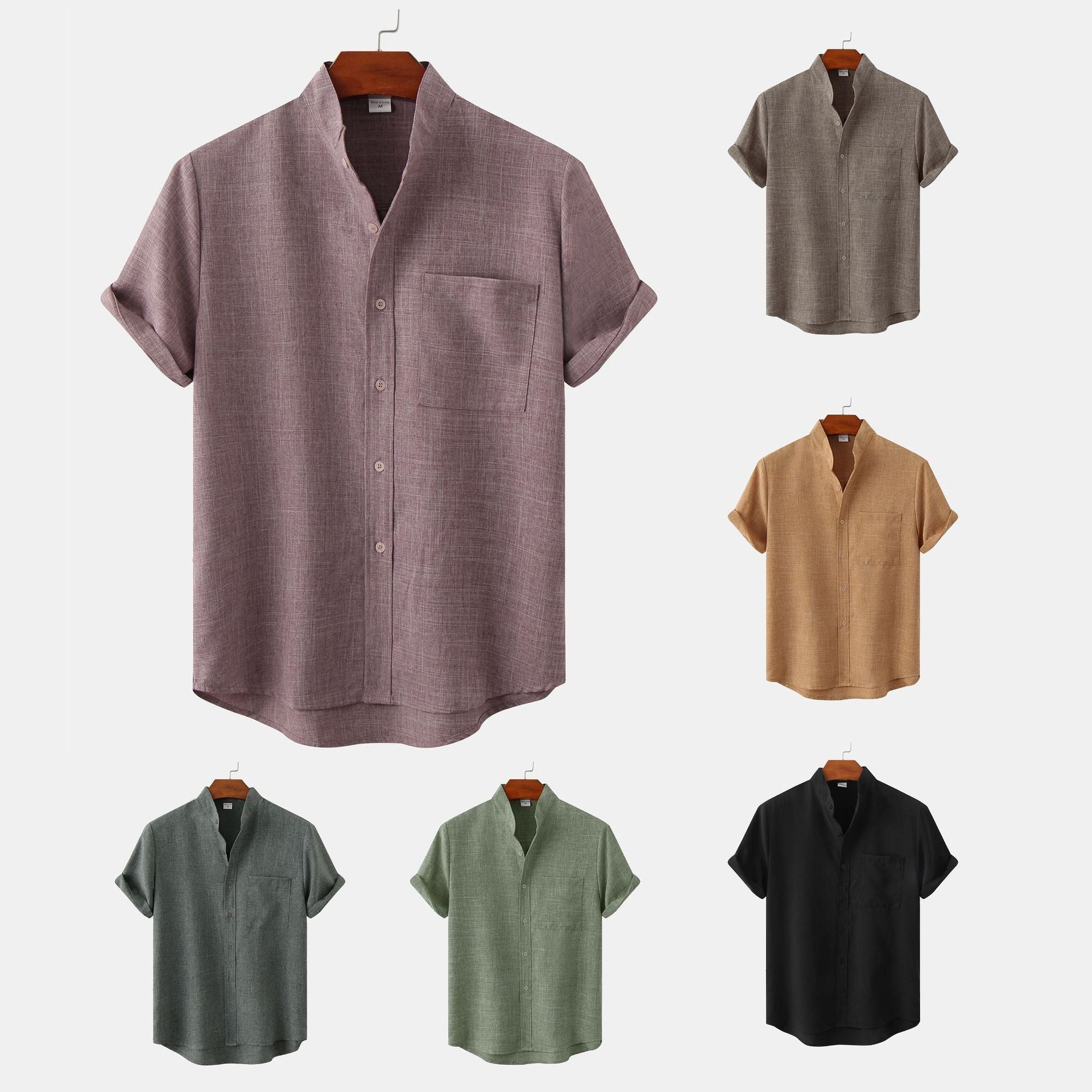 Zachte Katoenen Shirt met Knopen