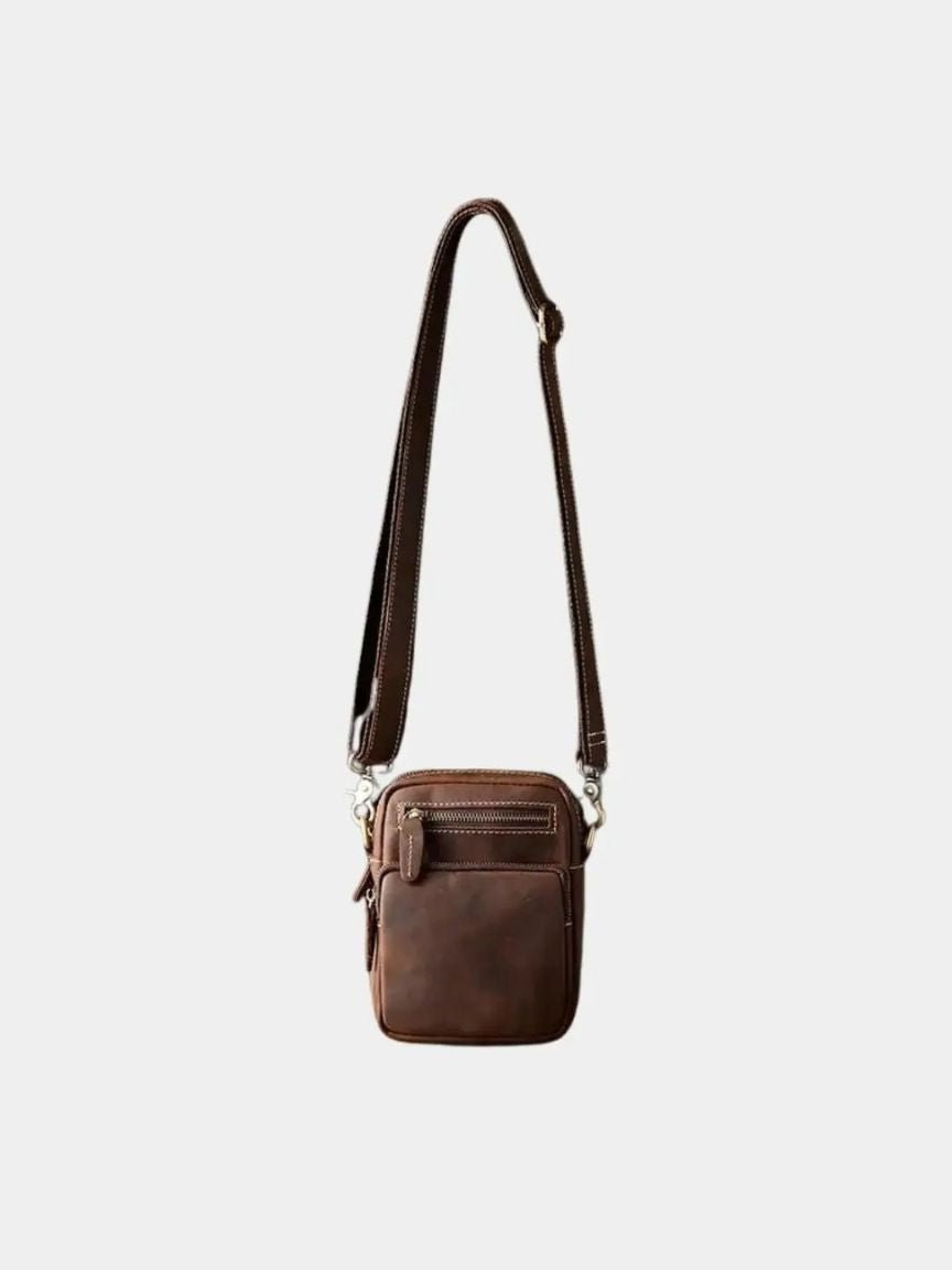 Rene™ | Retro Leren Schoudertas