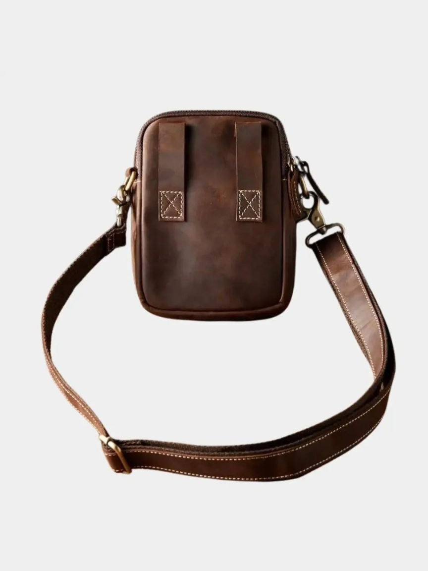 Rene™ | Retro Leren Schoudertas