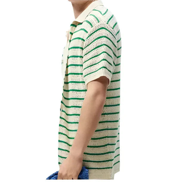 Marbella - Knop-Up Brei Shirt