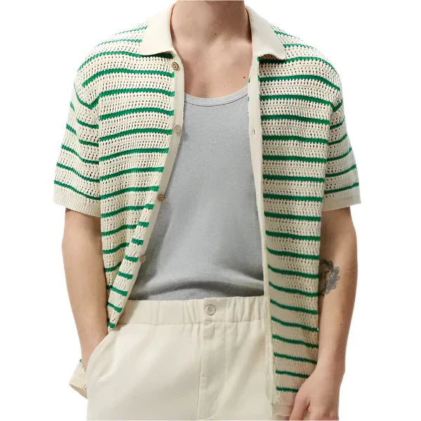Marbella - Knop-Up Brei Shirt
