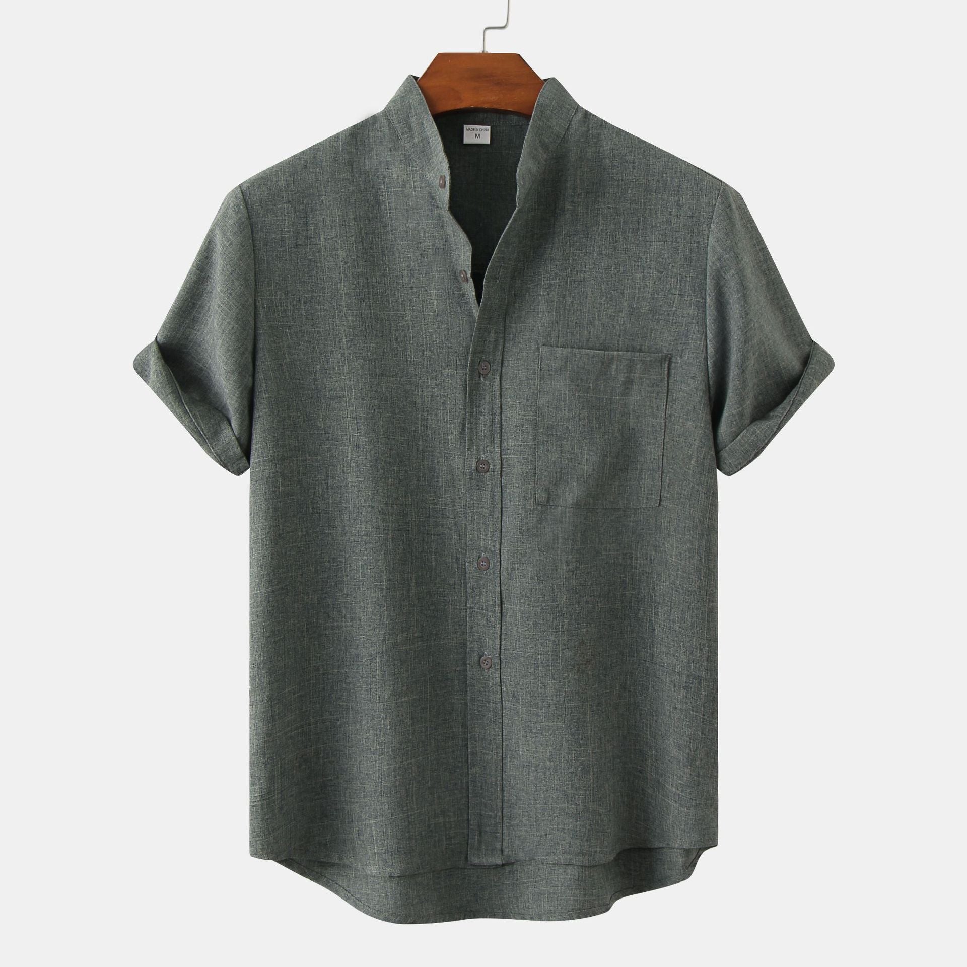 Zachte Katoenen Shirt met Knopen
