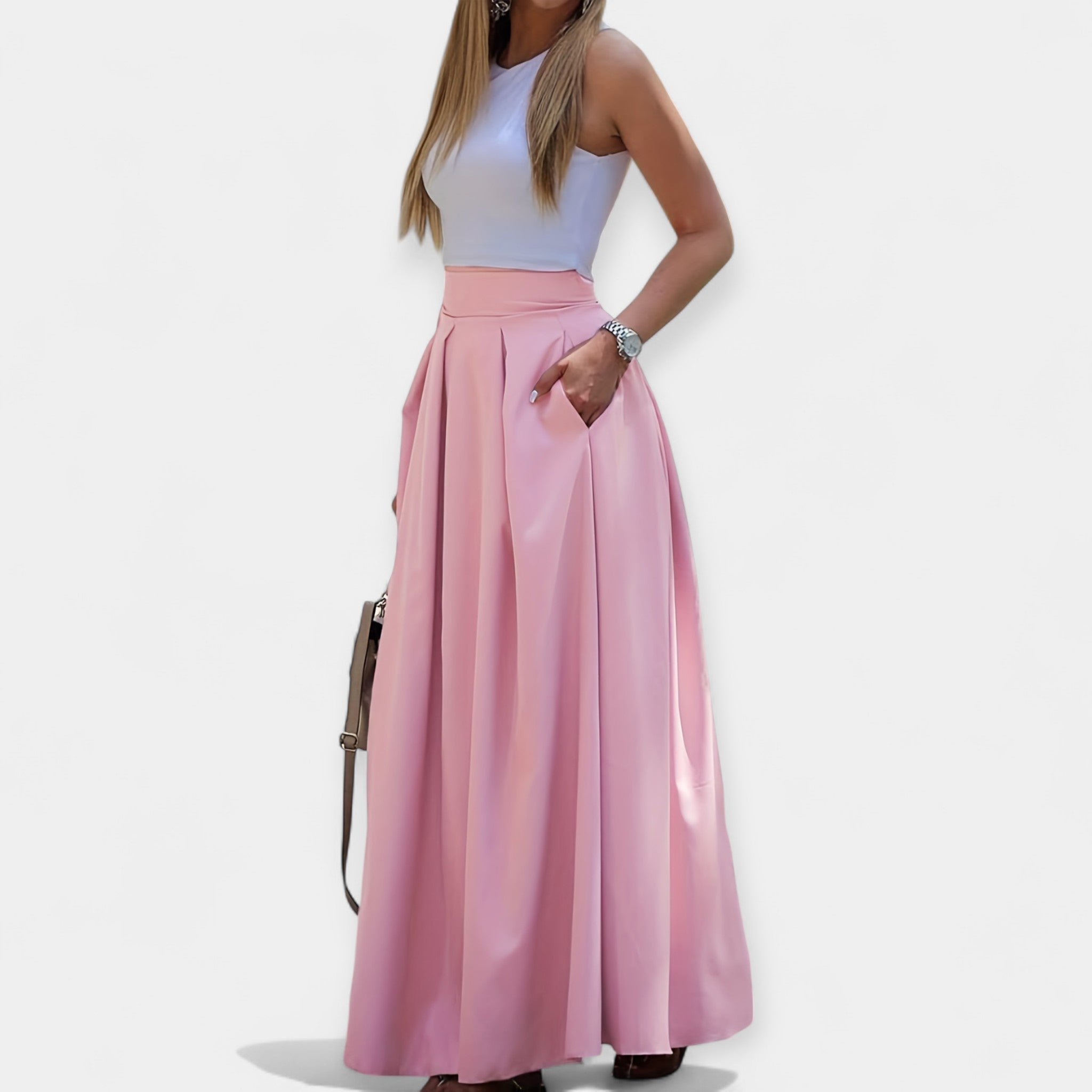 Klassieke en Elegante Midi Rok