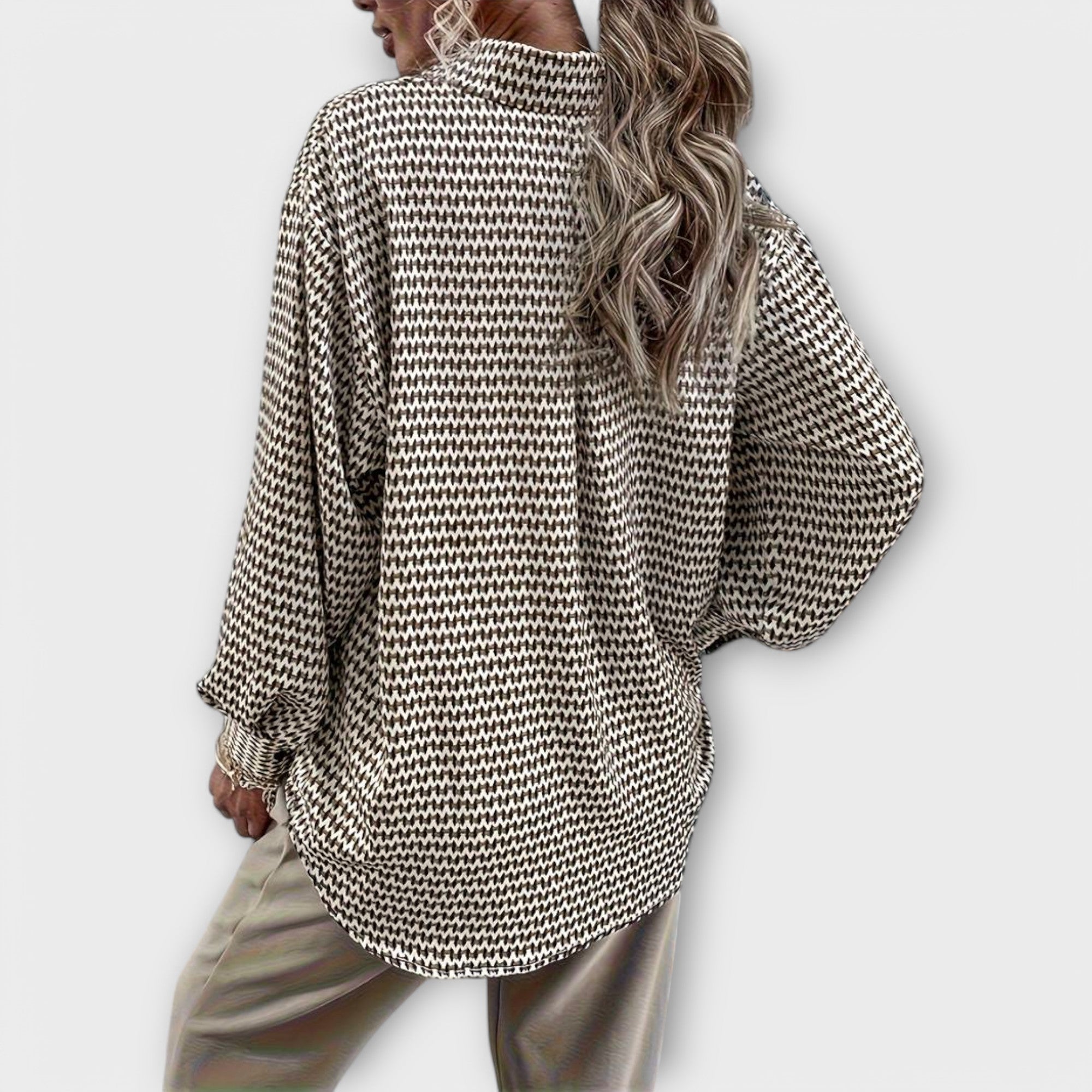Ashley - Vintage Lange Mouwen Blouse