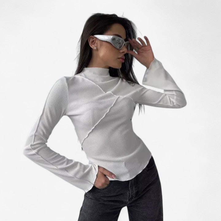 Arminda | Comfortabele Lange Mouw Top