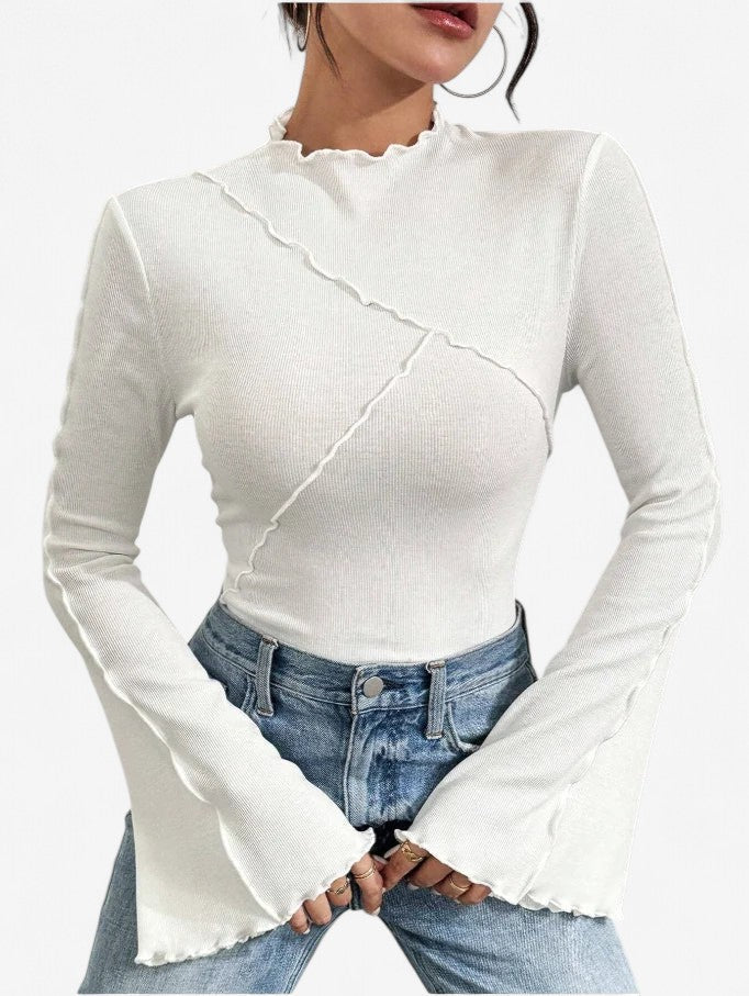 Arminda | Comfortabele Lange Mouw Top