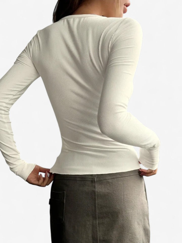 Klarina | Comfortabele Lange Mouwen Top